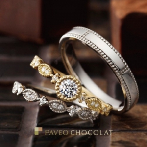 【PAVEO CHOCOLATE】*リングの内側に誕生石プレゼント!!~9/25