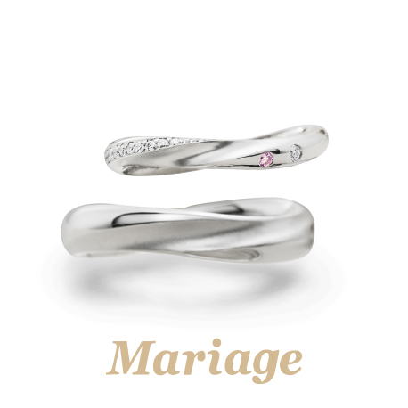 和歌山で人気のおしゃれな結婚指輪のマリアージュエントのメール
