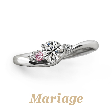 奈良で人気の婚約指輪でマリアージュのシェリール