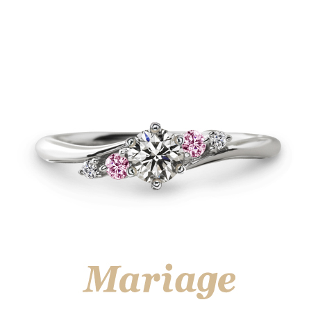 岸和田市で人気の婚約指輪ブランドでマリアージュエントのデザインのプレディスィ
