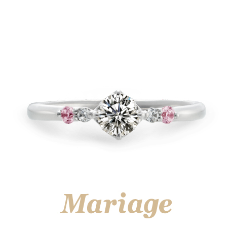 岸和田市で人気の婚約指輪ブランドでマリアージュエントのデザインのロンボヌール