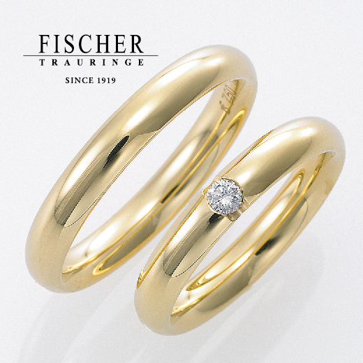 FISCHERフィッシャーの結婚指輪9650241/9750241