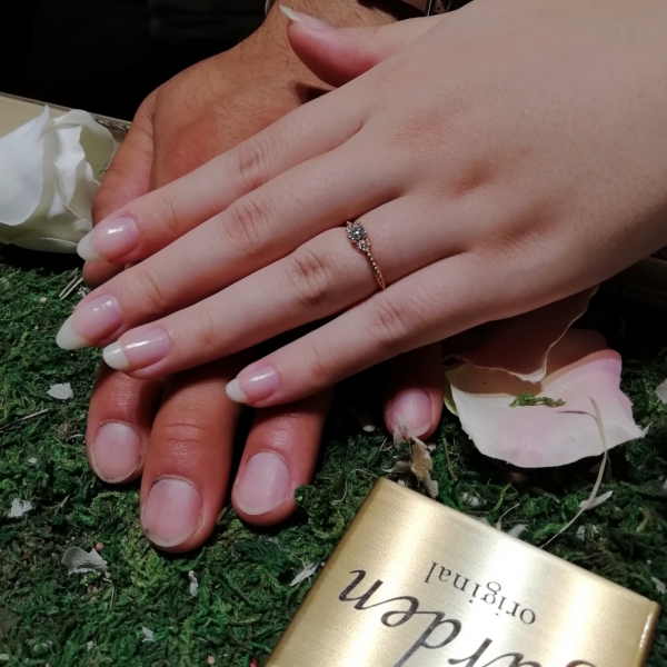 gardenオリジナルの婚約指輪ご成約(大阪府和泉市　大阪府堺市西区)