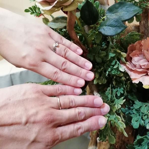 アムールアミュレットAMOUR AMULETの婚約指輪と結婚指輪ご成約の方（大阪府大東市　東大阪市）