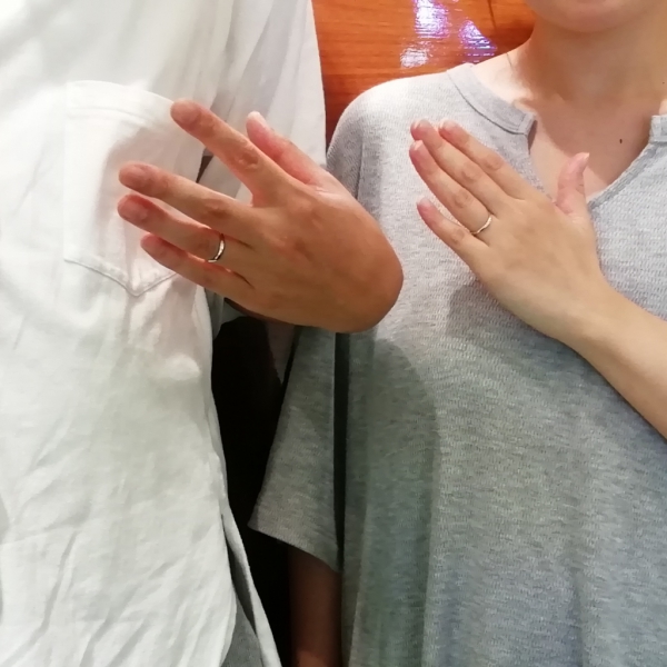 ディスニーシンデレラの結婚指輪をご成約頂きました（大阪府茨木市）