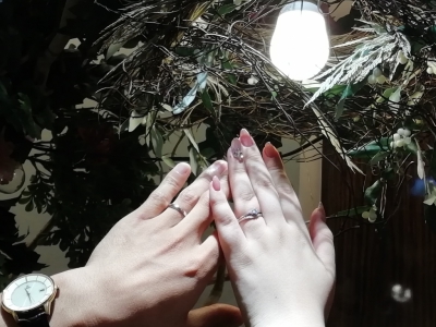 クアントマリアージュの婚約指輪結婚指輪をご成約頂きました（大阪府東大阪市　大阪府大東市）