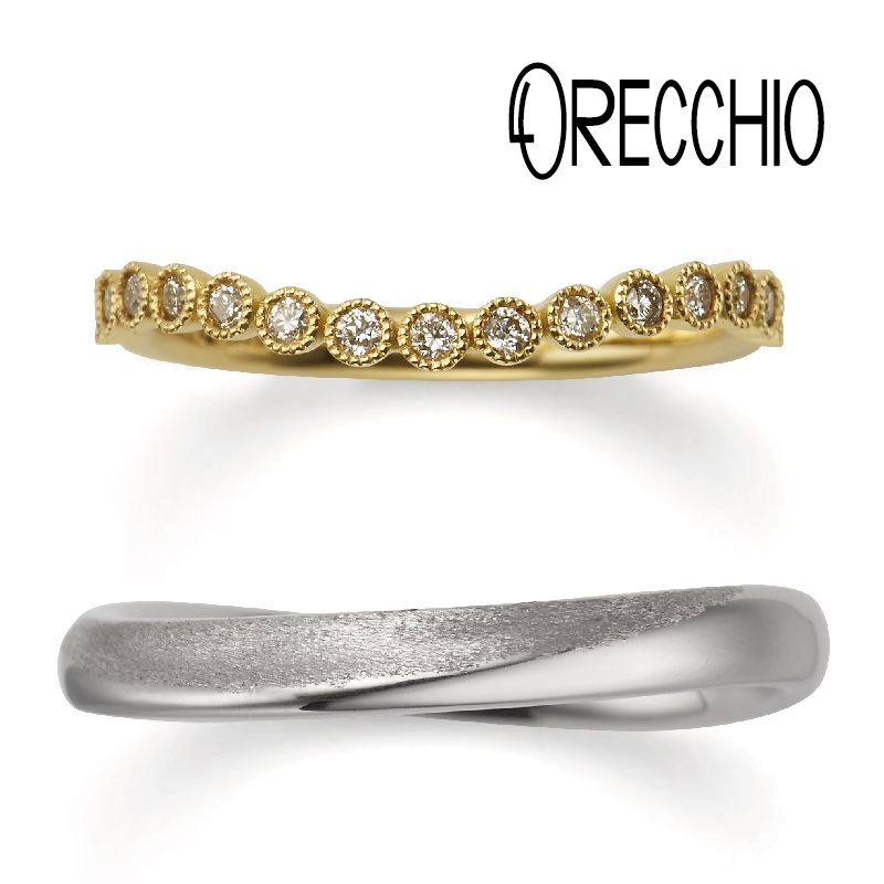 ORECCHIO　結婚指輪　オシャレ