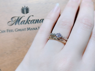 【大阪】Makanaの婚約指輪・結婚指輪