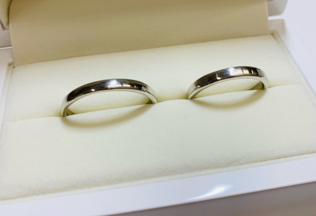 京都の早く出来る結婚指輪Pt900（プラチナ）