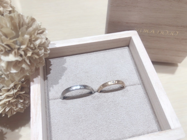【兵庫】YUKA HOJOの結婚指輪