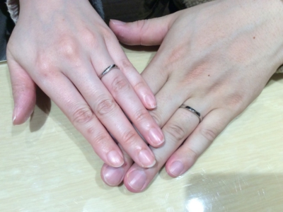 【大阪府枚方市】Mariage ent (マリアージュエント)の結婚指輪をご成約頂きました