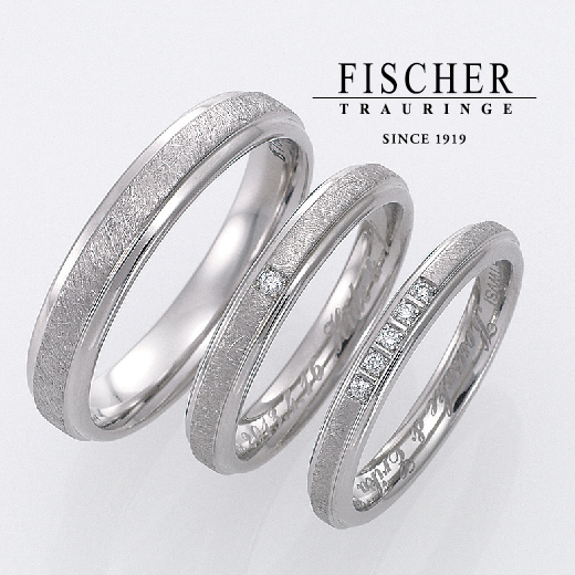 京都のおしゃれな結婚指輪FISCHER9650067