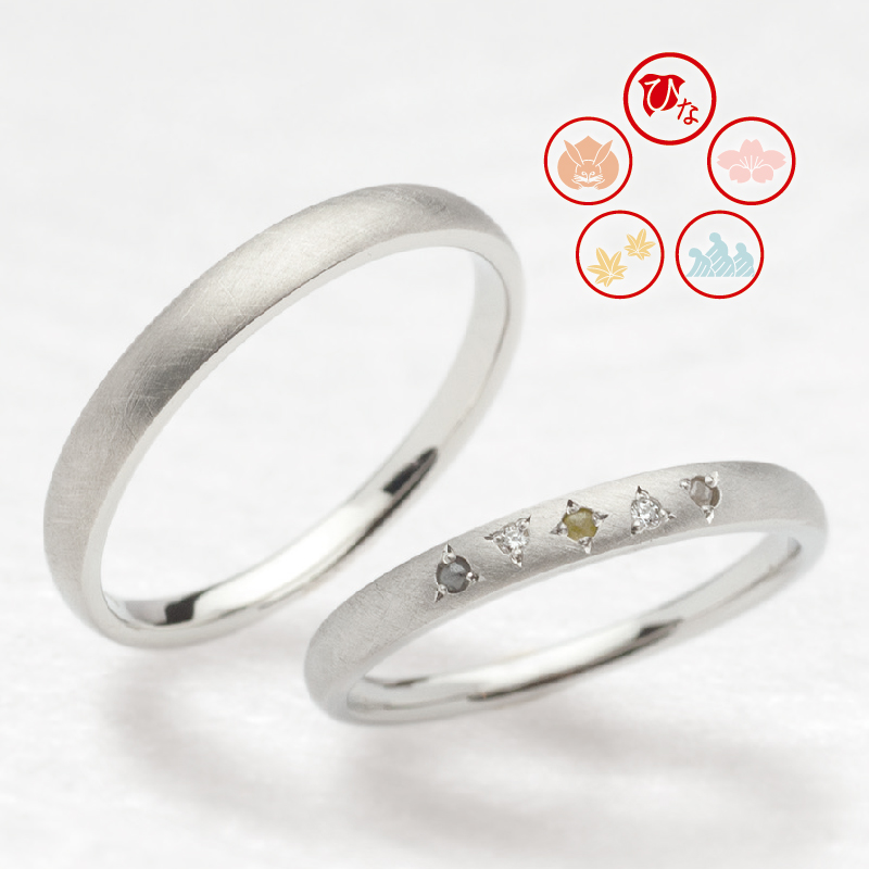10代後半～20代前半に人気結婚指輪デザイン７わたあめ