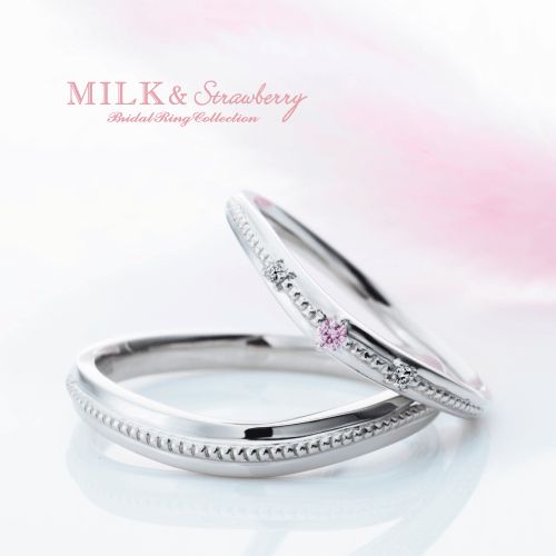 京都で可愛い結婚指輪ならMILK＆Strawberry