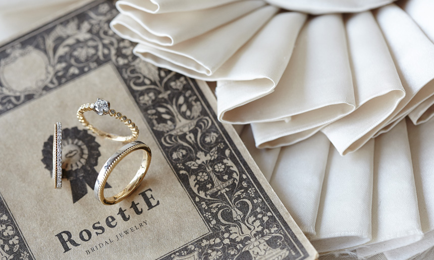 京都で人気のRosettEの婚約指輪・結婚指輪