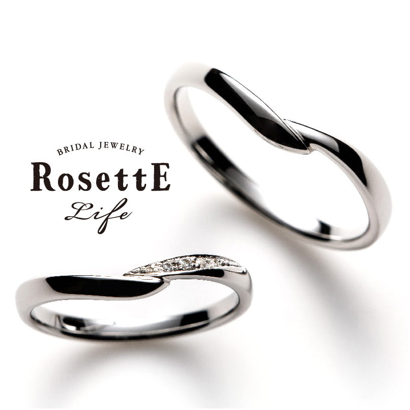 奈良で人気RosettELifeの結婚指輪デザイン２