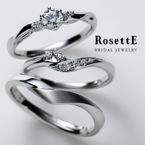 大阪　RosettE　結婚指輪　マリッジリング　ロゼット　婚約指輪　エンゲージリング