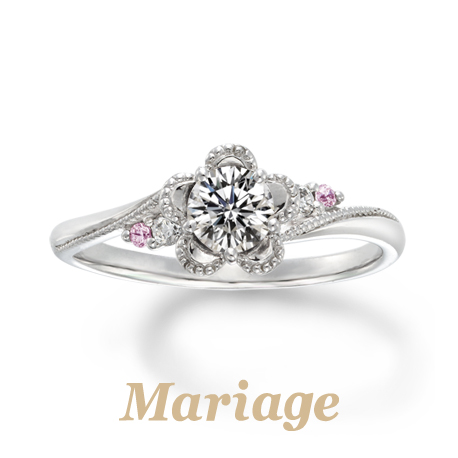 徳島でプロポーズに人気の婚約指輪Mariageent