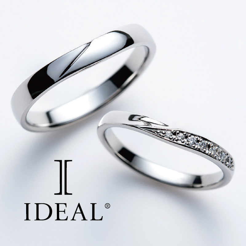 日本製の結婚指輪IDEAL Plus fortの