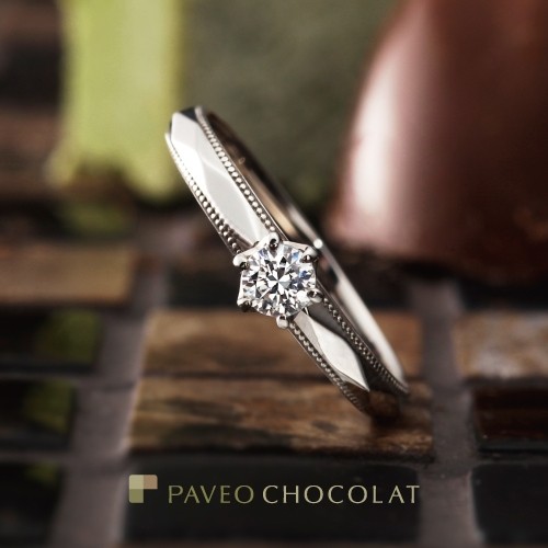 アンティークの婚約指輪PAVEO CHOCOLATのマタン