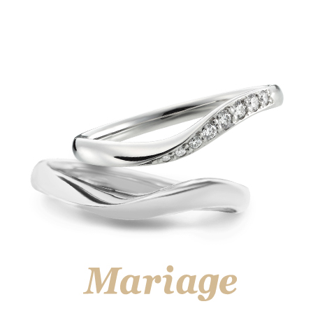 女性に人気な結婚指輪シェリール
