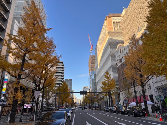 フォトウェディングスポット御堂筋道路