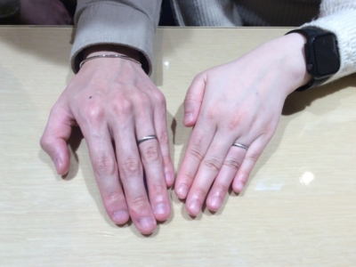 【大阪府・鶴見区】FISCHERの結婚指輪をペアでご成約いただきました！