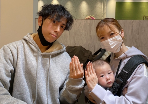 【大阪府・住吉区】Beauty AND THE BEAST(美女と野獣)の結婚指輪をペアでご成約いただきました。