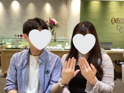 【大阪市・西区】RosettE/SP（ロゼットエスピー）の結婚指輪をペアでご成約いただきました。