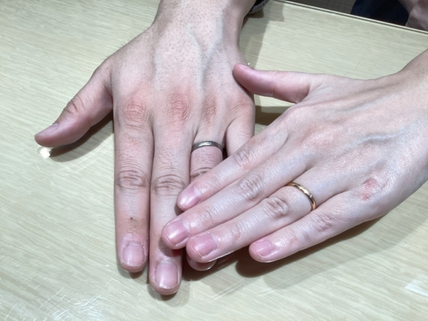 【大阪市・淀川区】FISCHER（フィッシャー）の結婚指輪をペアでご成約いただきました。