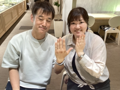 【大阪府・堺市】RosettEの婚約指輪とPromise Ringの結婚指輪をペアでご成約いただきました。