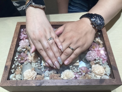 【大阪府・枚方市】RosettE（ロゼット）の結婚指輪をペアでご成約いただきました。