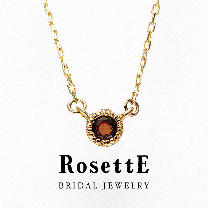 ガーネット　ネックレス