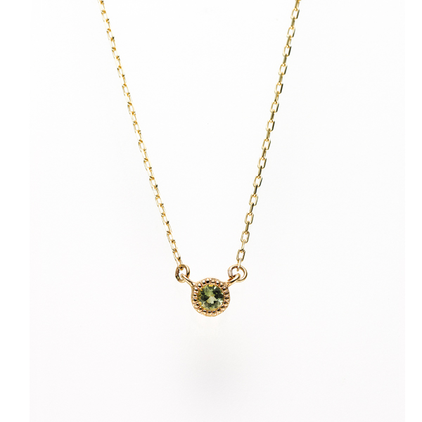 ペリドット　ネックレス　心斎橋